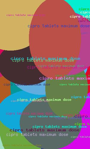 Cipro Tablets Maximum Dose